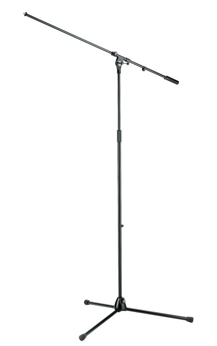 21021 Overhead-Mikrofonstativ schwarz für Drummer oder Tontechniker