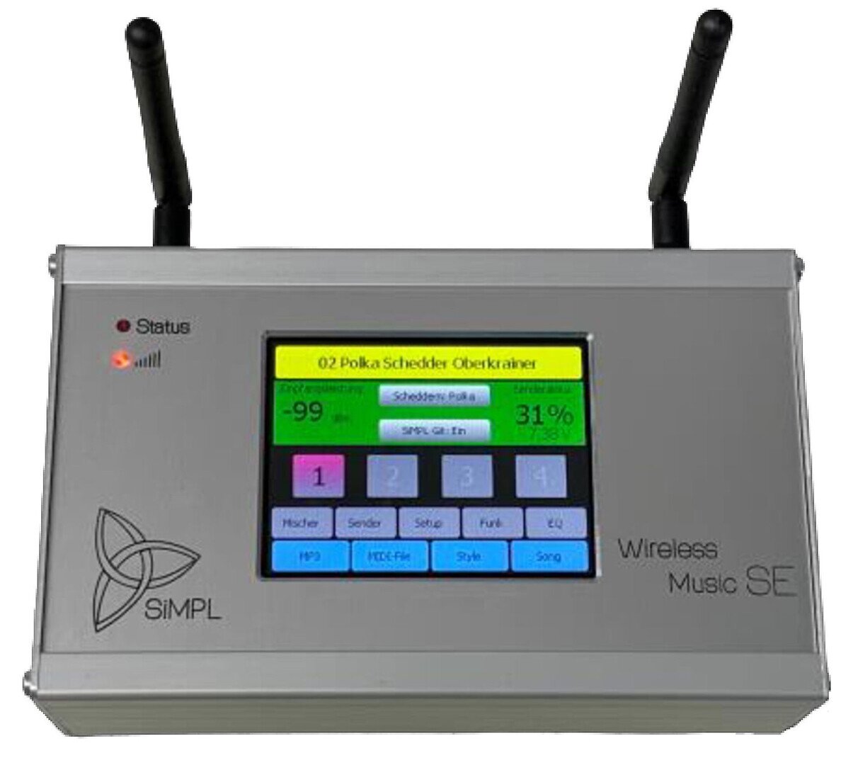 Wireless Music SE MIDI-Audio mit Soundmodul SiMPL Technology
